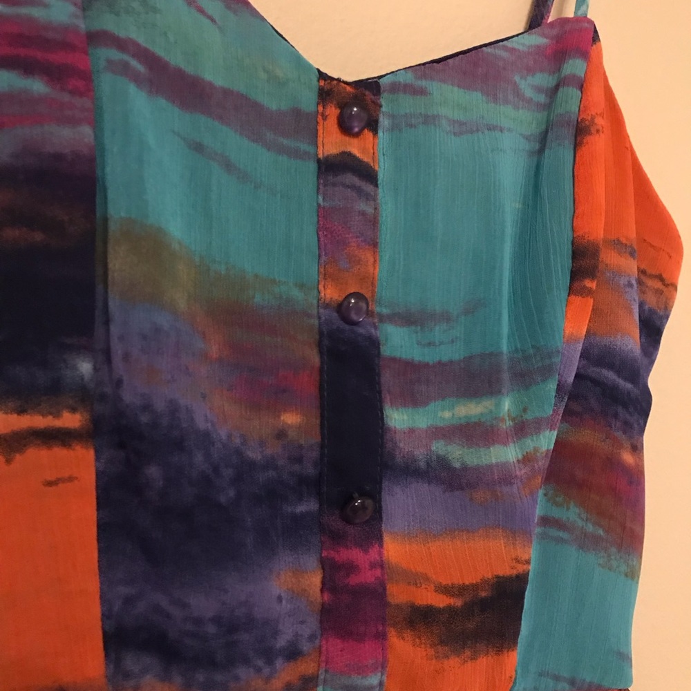 SALE!  Colorful High-Low Dress - Picture 4 of 7